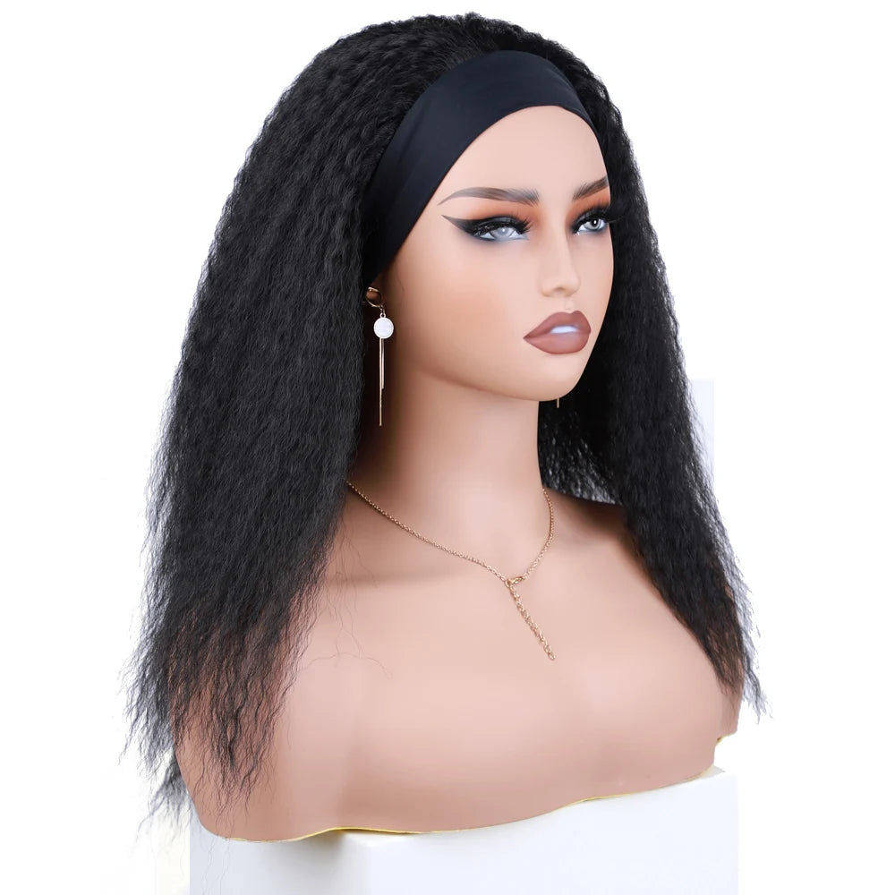 Yaki Straight Synthetic Wig - Blonde Color Available