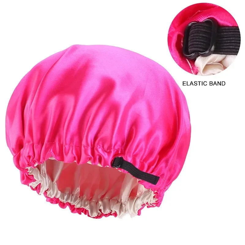 Girls Satin Wide Band Bonnet For Babies/Children