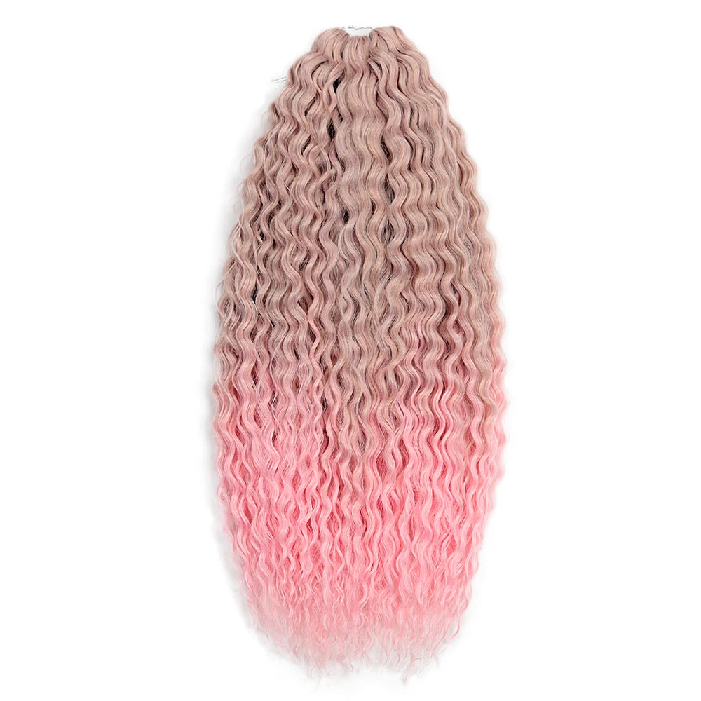 Water Wave Synthetic Crochet Hair - Various Colors Available