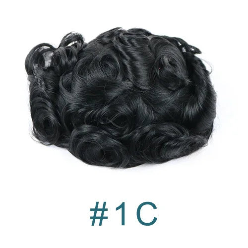 Thin 0.03mm Skin Natural Hairline Vlooped 100% Human Hair Replacement System (Toupee) Various Colors Available