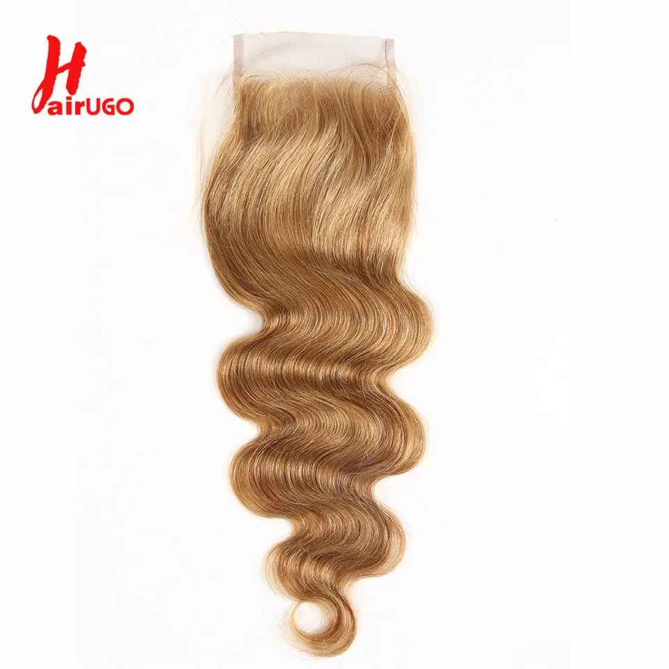 Closures with baby hair - 27# Honey Blonde 100% Human Hair - Various Options Available