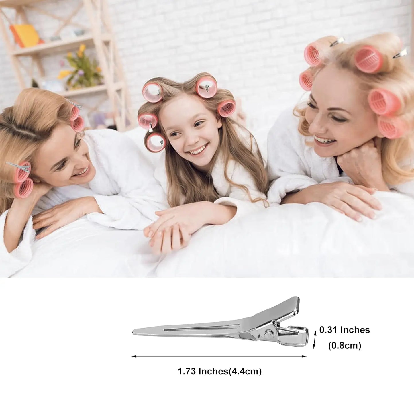 30/50Pc Metal Hair Pin Clips 4.5cm