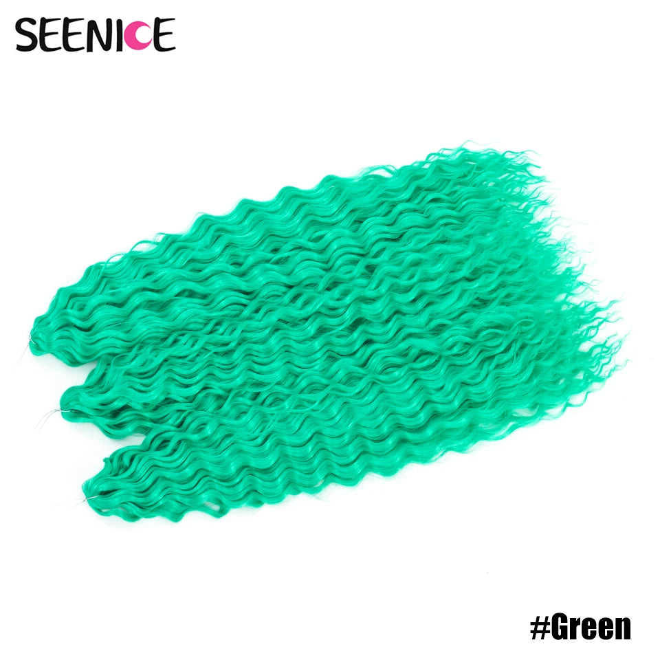 Synthetic Water Wave Twist Crochet Hair - Various Colors Available