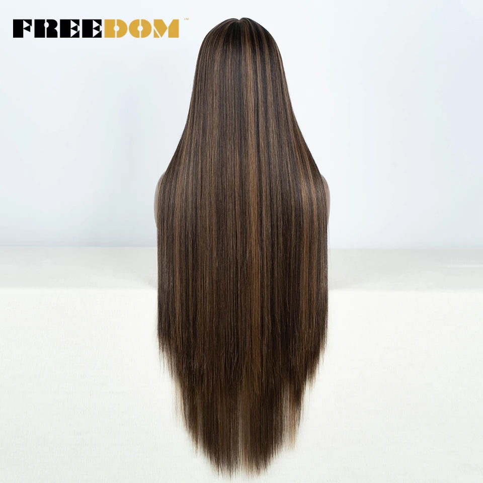 Straight Synthetic Lace Front Wigs - Various Colors Available