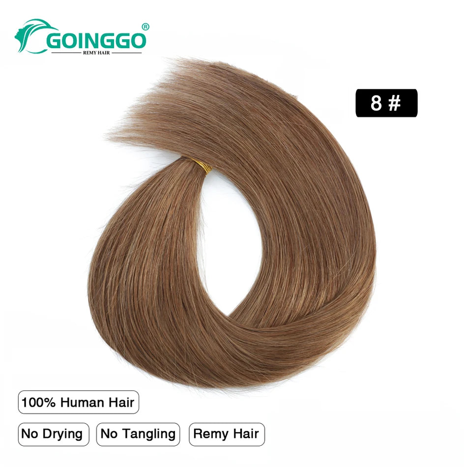 Straight V Part Human Hair Wig - Various Colors Available