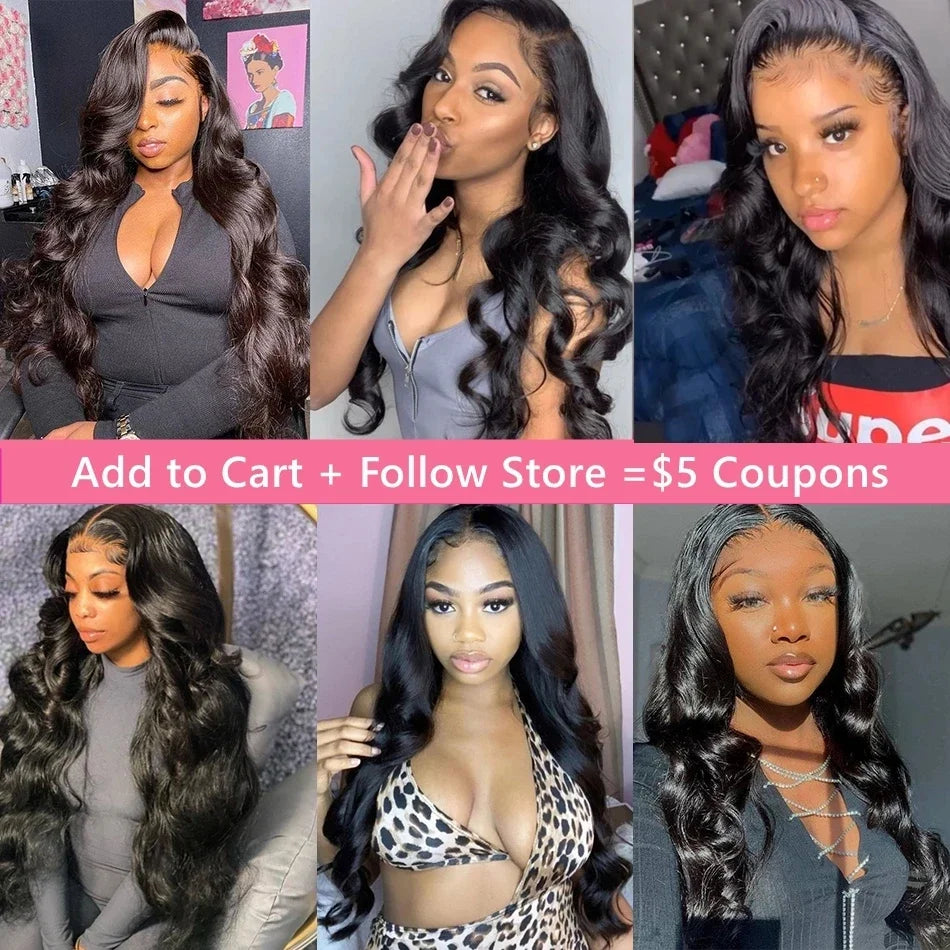Body Wave HD Transparent Lace Frontal Wig