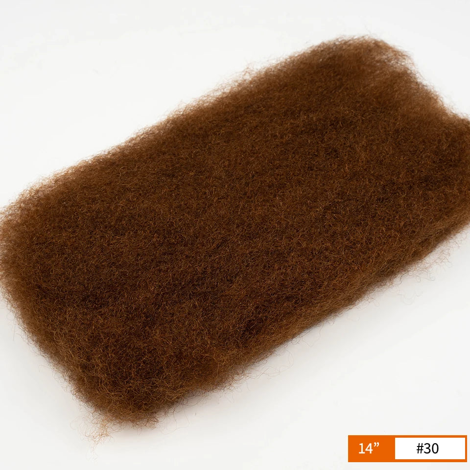 Lightweight Afro Kinky Bulk Braiding Human Hair - Various Colors Available