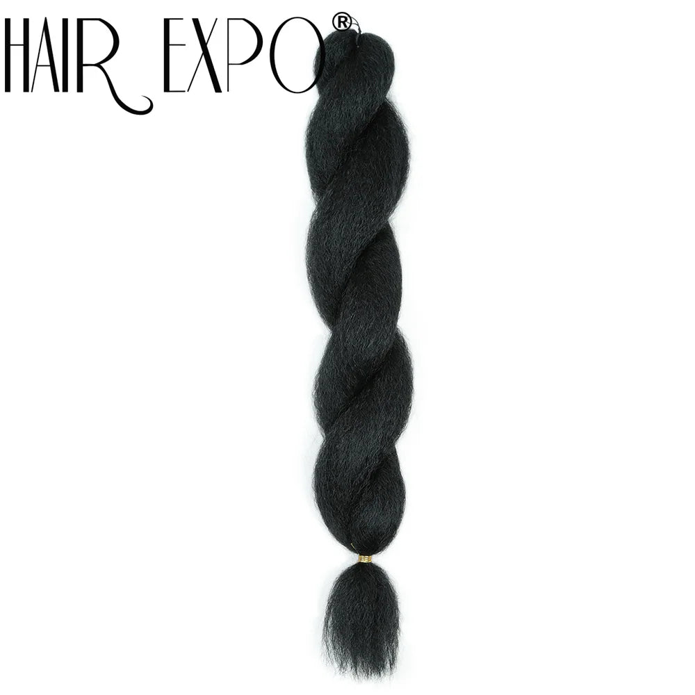 26Inch Yaki Straight Braiding Synthetic Hair - Various Colors Available