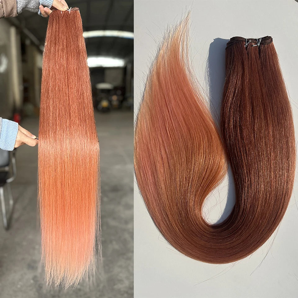 Yaki Straight Synthetic Hair Bundles - Various Colors Available