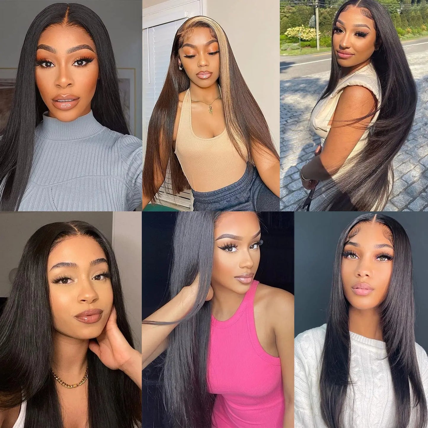Straight U Part Human Hair Wig