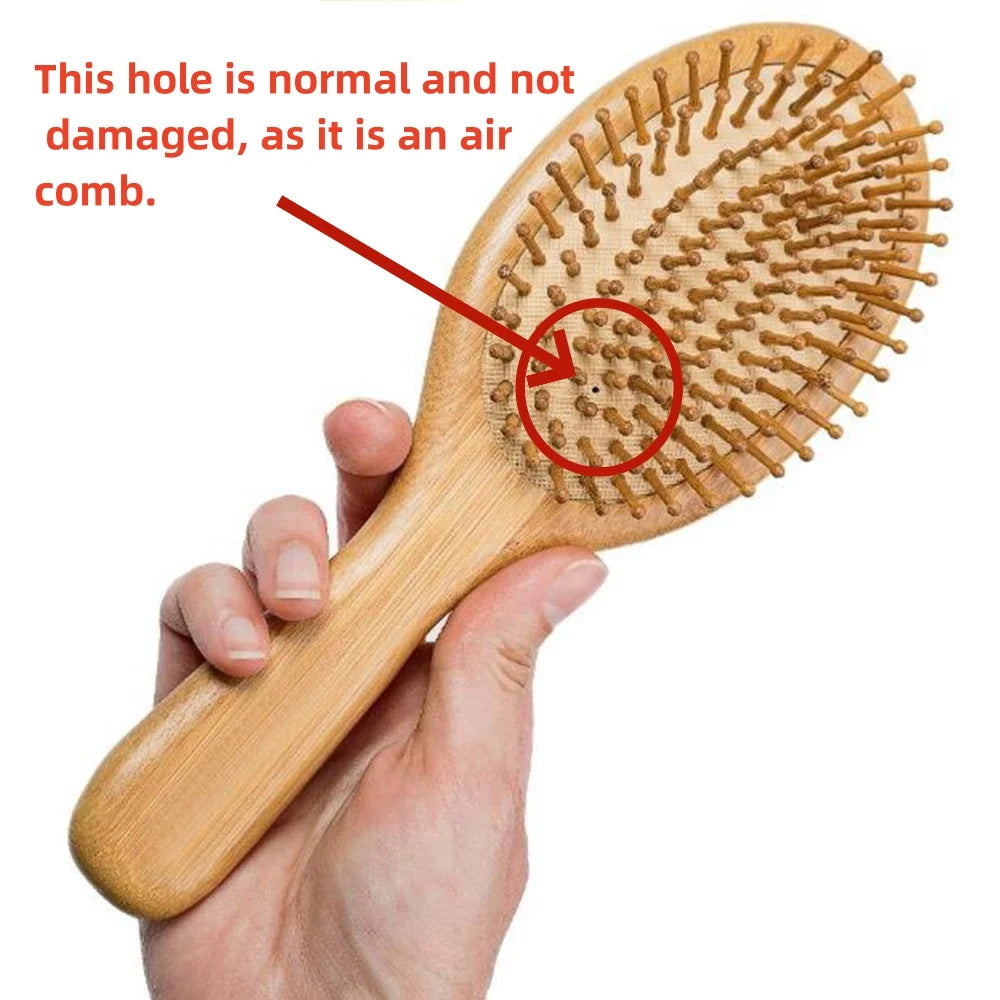 1PC Wood Comb Professional Massage/Detangling Brush
