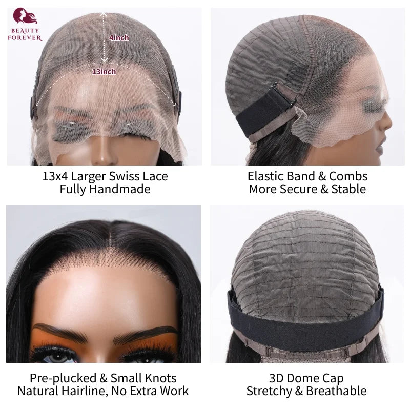 Bye Bye Knots Curly Lace Front Glueless Ready to Wear - Highlights Color Human Hair Wig