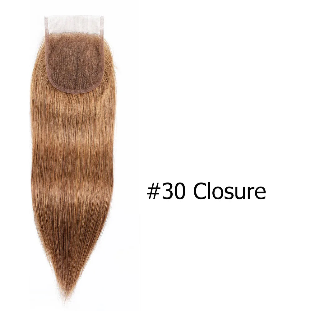 Straight Remy  Human Hair Transparent Lace & Closure - Various Options Available