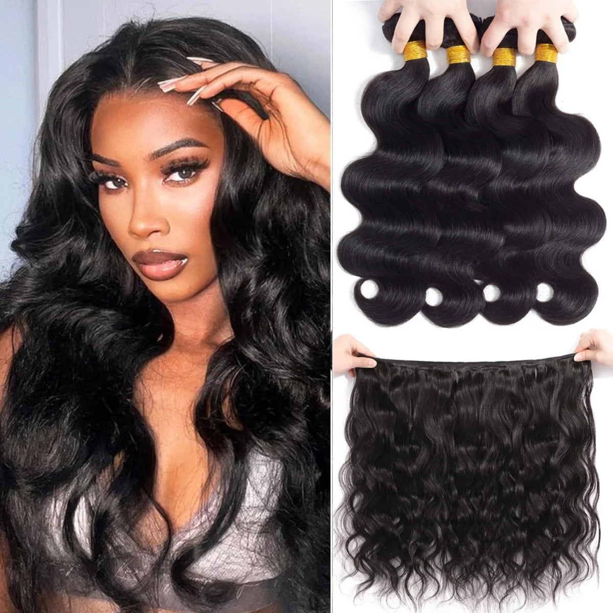 Ombre Body Wave 100% Unprocessed Virgin Brazilian Human Hair