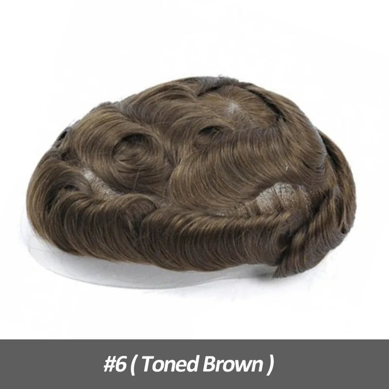 Straight Human Hair Replacement (Toupee) Injection Skin, Hair Capillary Prosthesis