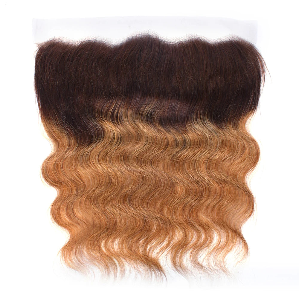 Remy Brazilian Body Wave Human Hair Lace Frontal With Baby Hair - Various Options Available