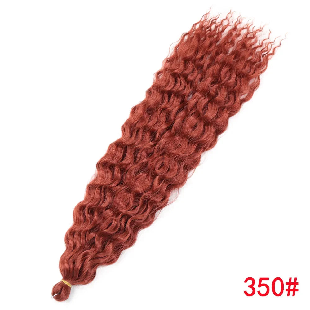 Water Wave Synthetic Crochet Hair - Various Colors Available