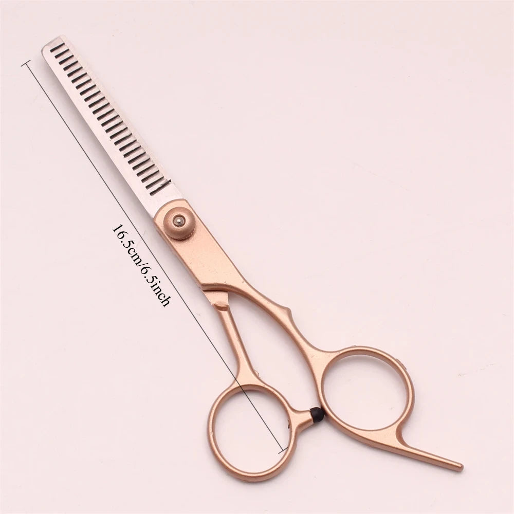 Hair Cutting Scissors 6" Japan Stainless Hairdressing Scissors Thinning Shears Hair Scissors Set Haircut Shears for Beauty Z1005