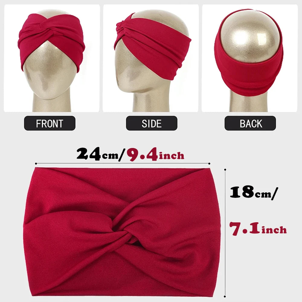 Women's Wide Twisted Headbands