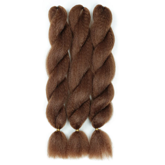 26Inch Yaki Straight Braiding Synthetic Hair - Various Colors Available