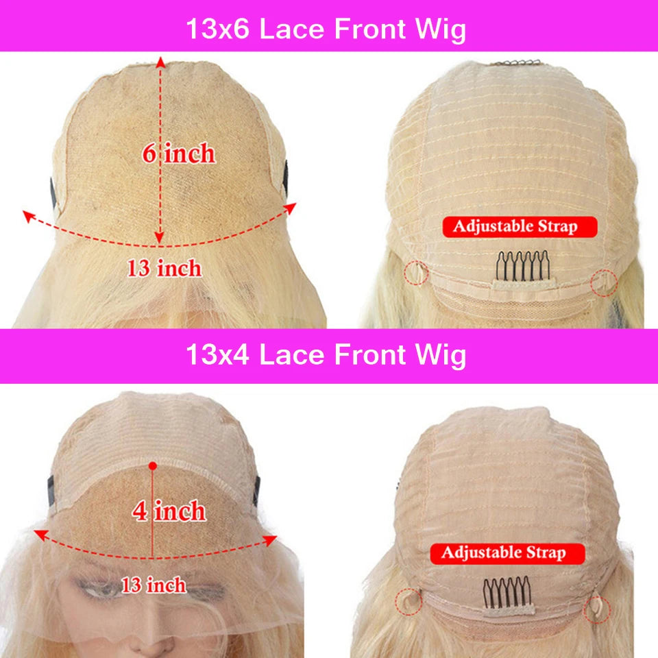 Kinky Curly Ash Blonde  - Transparent Lace Frontal Human Hair Wig