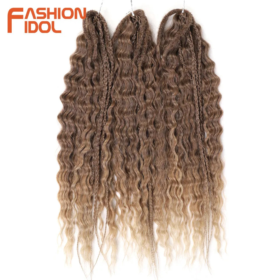 Water Wave Synthetic Crochet Hair 24 Inch - Various Colors Available