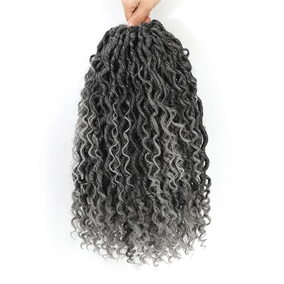 Faux Goddess Locs Synthetic Crochet Hair - Pre Looped