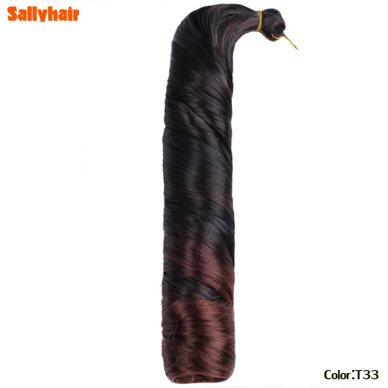Synthetic French Spiral Curly Pre-Stretched Braiding Hair