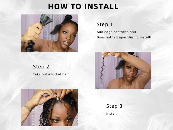 613 Deep Wavy - Human Braiding Hair, No Weft (Used For Boho Braids)