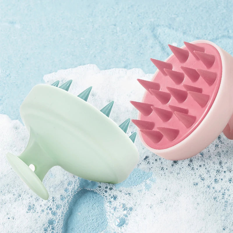 1pc Silicone Shampoo Brush Head Scalp Massage