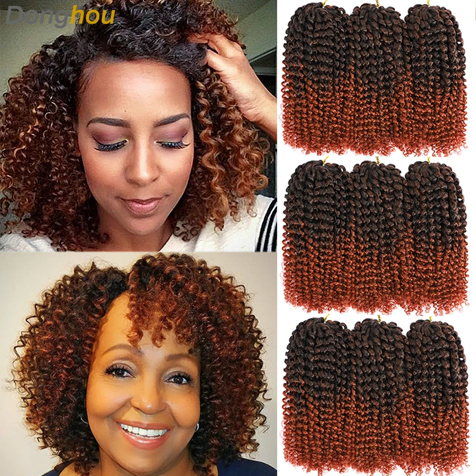 Curly Passion Twist Synthetic Crochet Hair - Various Colors Available