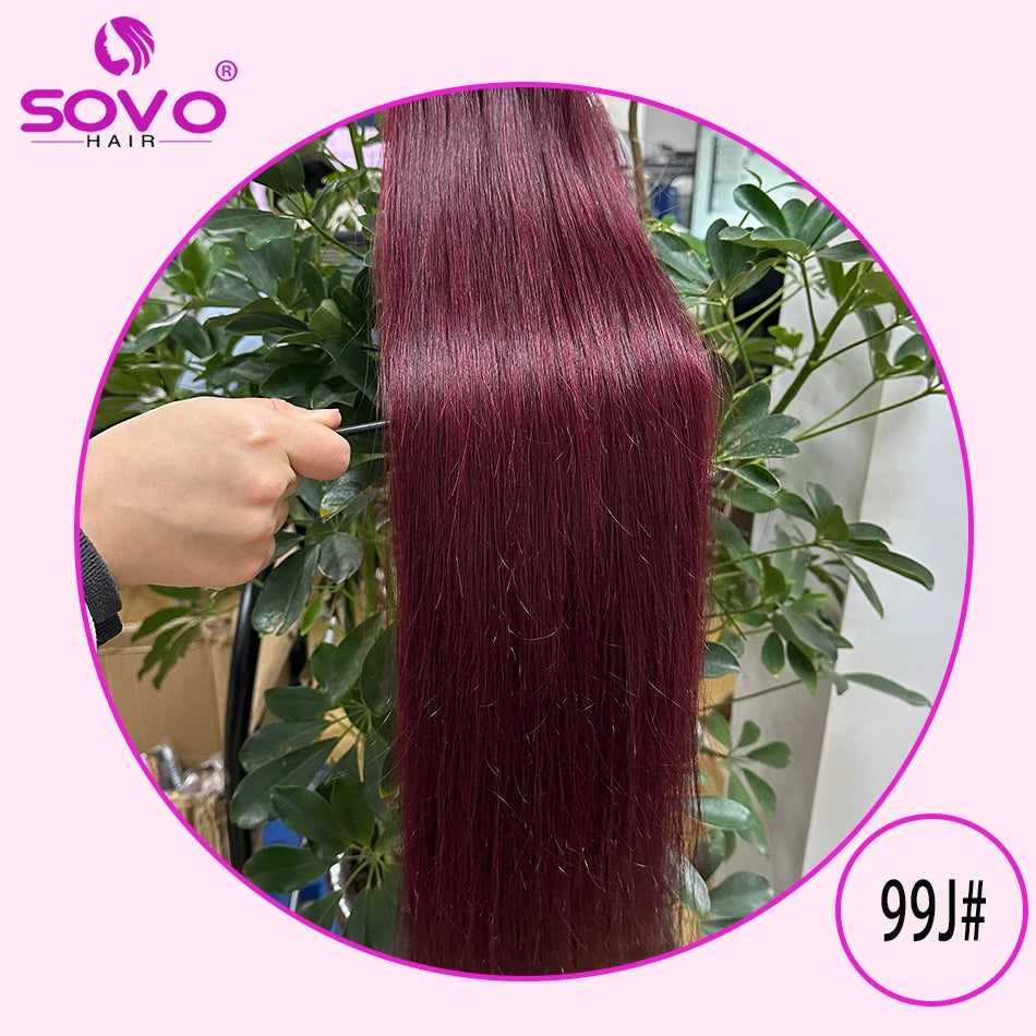 3 Pieces Bone Straight Human Hair Clip Ins