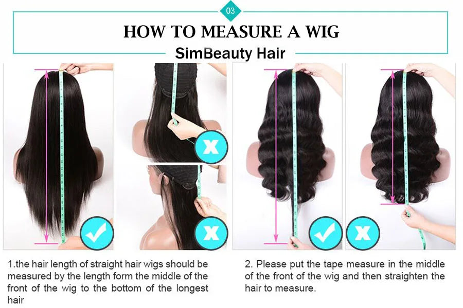 Body Wave U Part Human Hair Wigs - Various Colors Available