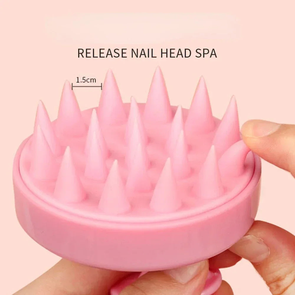 1pc Silicone Shampoo Brush Head Scalp Massage