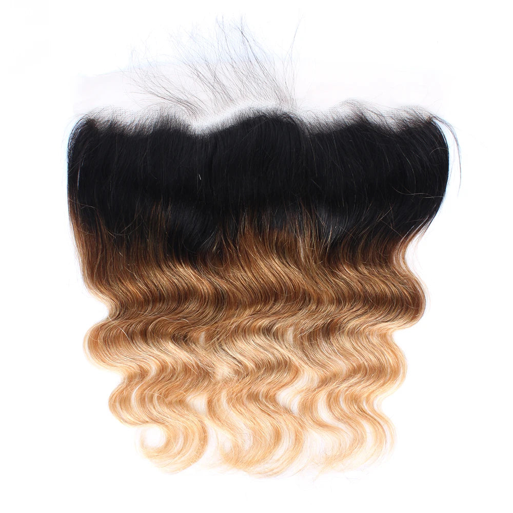 Remy Brazilian Body Wave Human Hair Lace Frontal With Baby Hair - Various Options Available