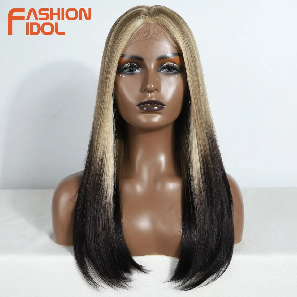 14 Inch Lace Front Synthetic Hair Wigs - Various Colors Available