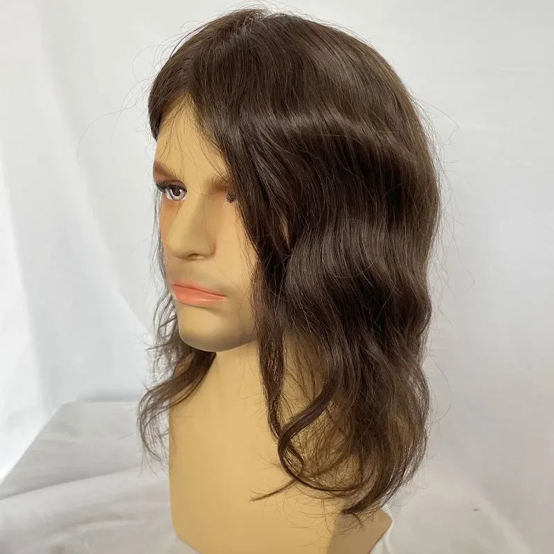 12inch Long Human Hair, Thin Skin Base PU Toupee/Replacement Units - Various Options Available