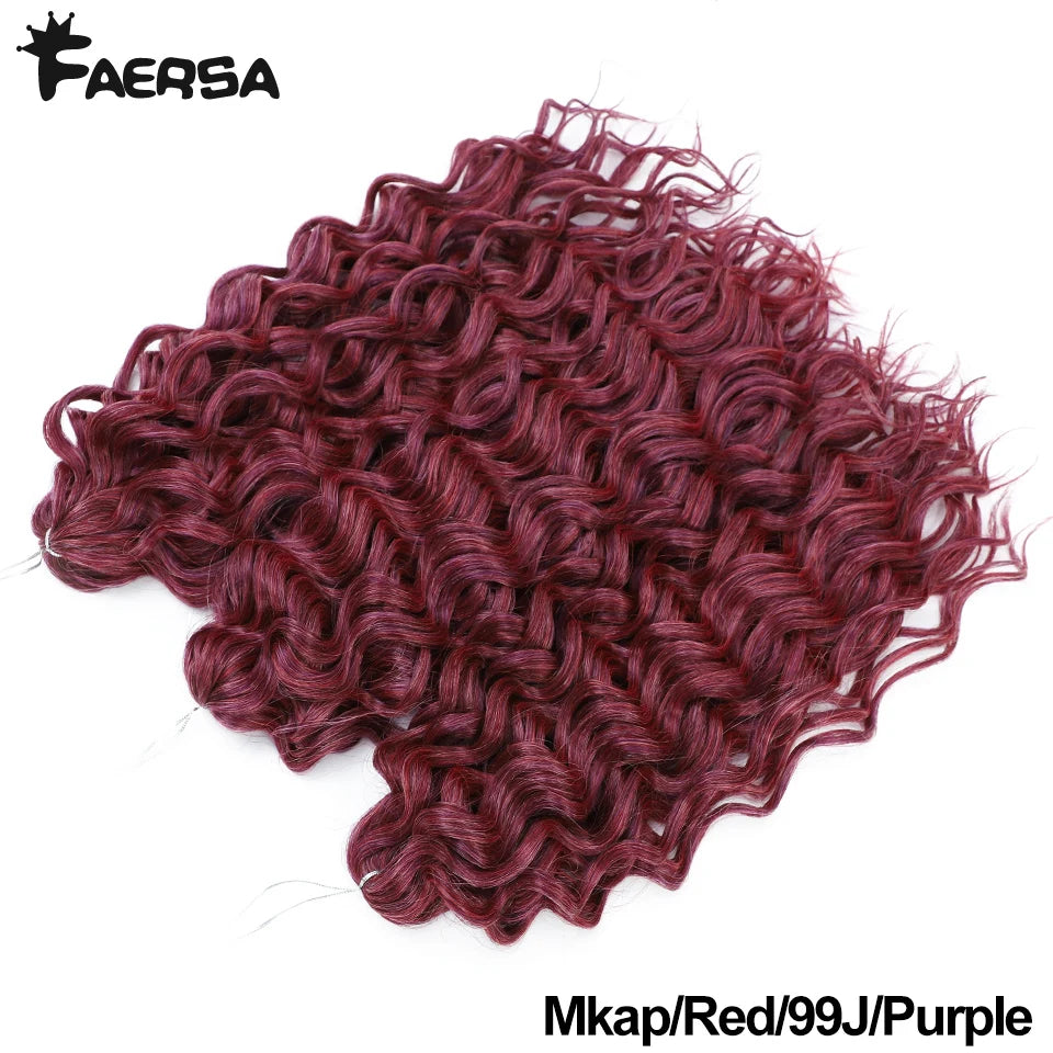 Deep Wavy Twist Synthetic Crochet Hair