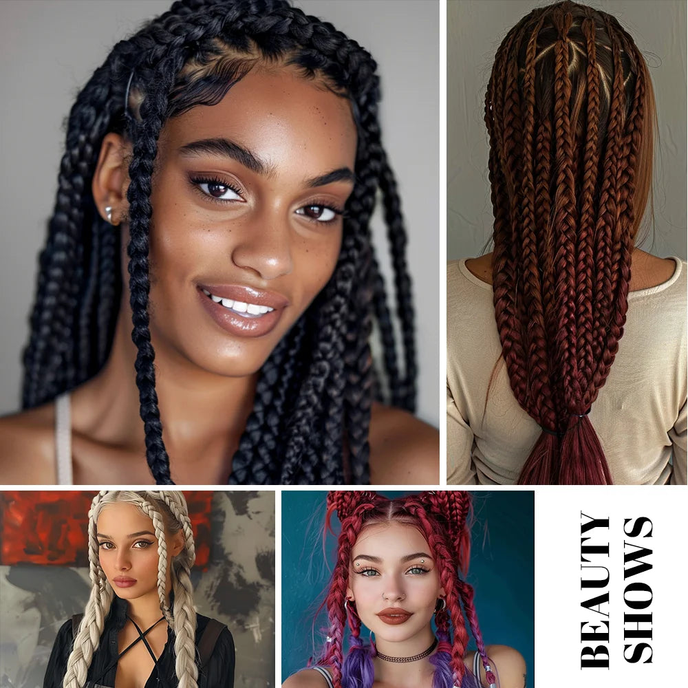 Pre Stretched Synthetic Braiding Hair