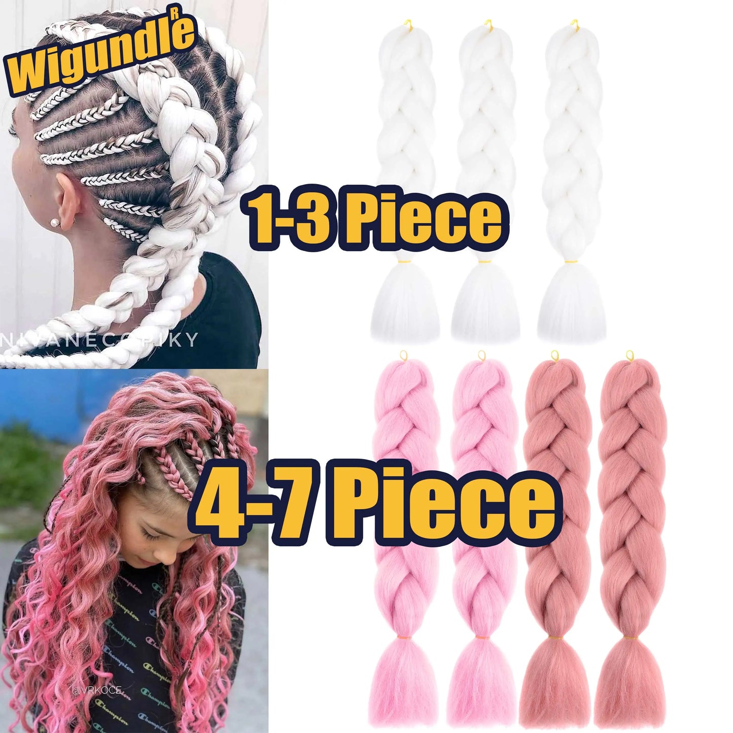 Jumbo Kanekalon Braiding Synthetic Hair Pre-Stretched