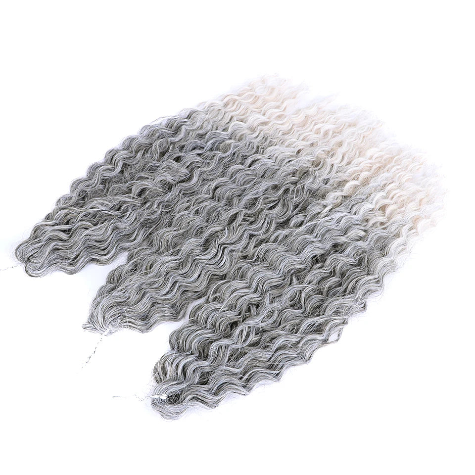 Water Wave Synthetic Crochet Hair - Various Colors Available