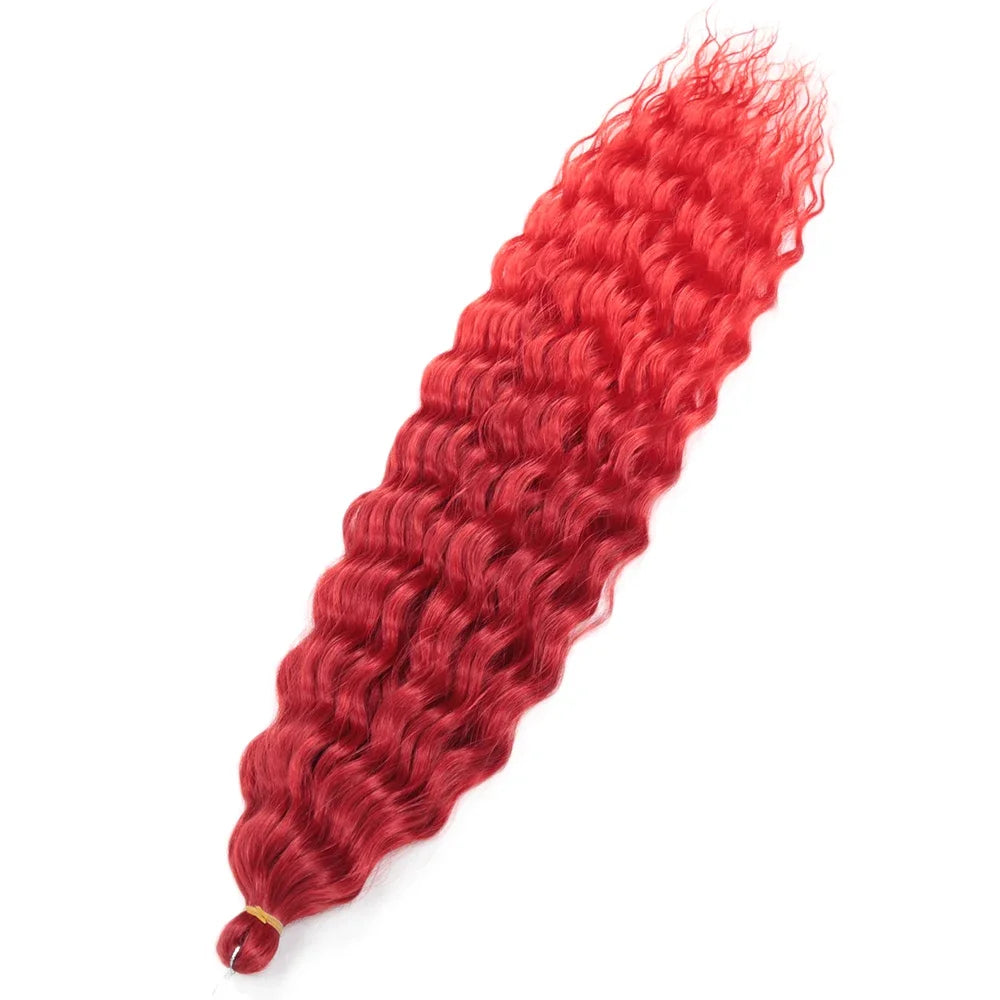 Water Wave Synthetic Crochet Hair - Various Colors Available