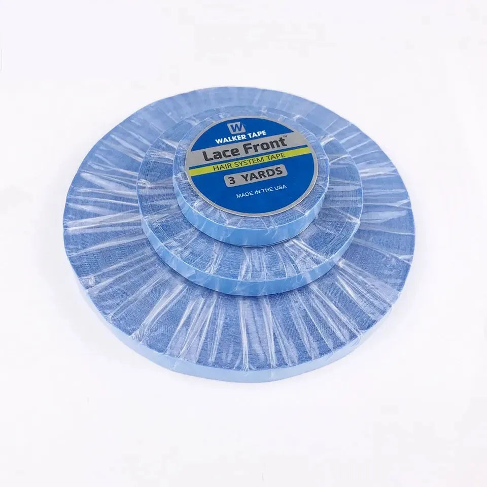 1 Roll Super Hair Blue Tape Double-Sided Adhesive Tape for Hair Extension/Lace Wig/Toupee 3 Yards/12Yards/36Yards