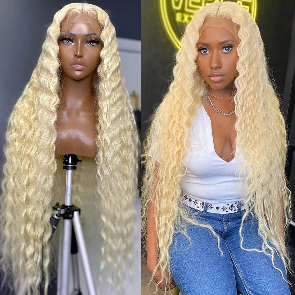 Blonde Deep Wave - HD Lace Frontal Human Hair Wig