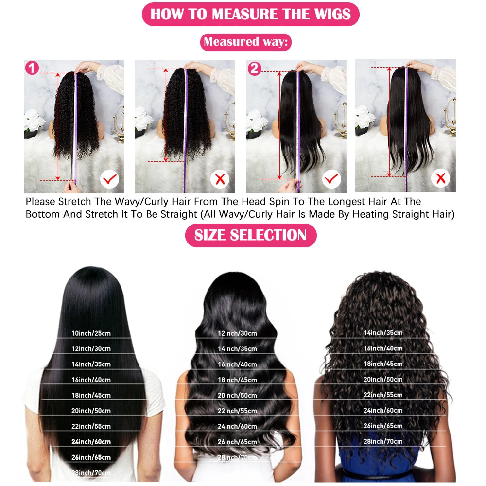 Brazilian Body Wave Hot Red - 4x4, 5x5 & 13x6 HD Lace Front Human Hair Wigs