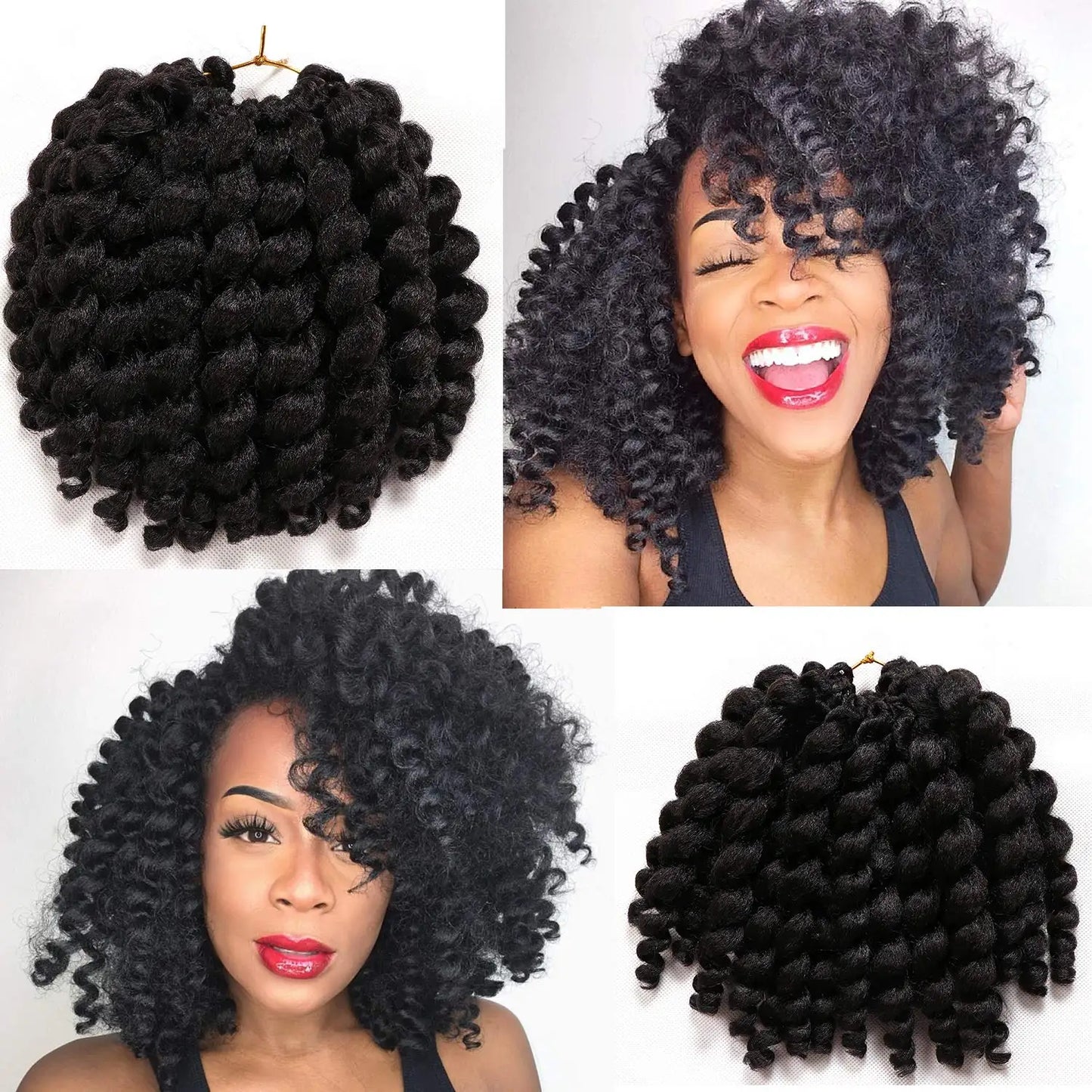 Jumpy Wand Curl Synthetic Crochet Hair