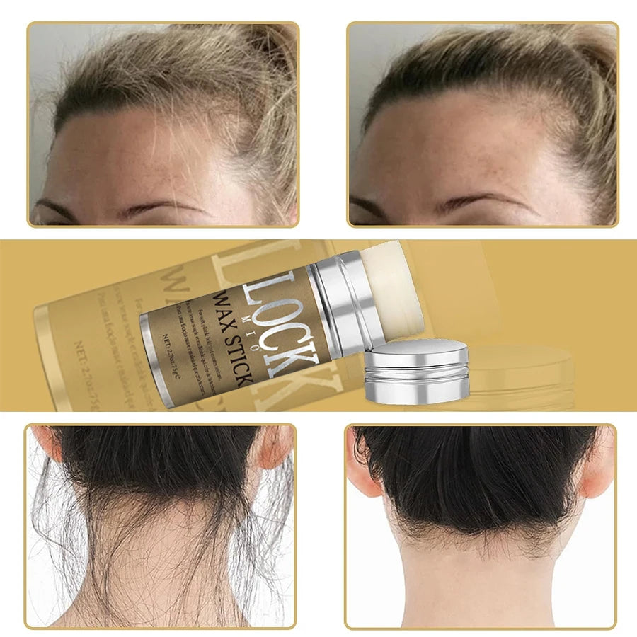 LOCKMIO Hair Styling Wax Stick; Long Lasting Hold Pomade