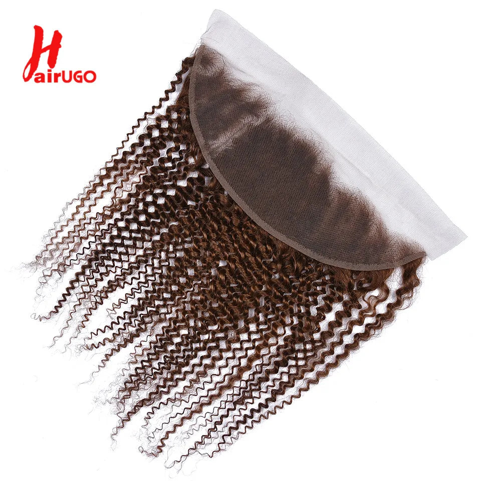 Transparent Lace Frontal Human Hair With Baby Hair #4 Color T- Various Options Available