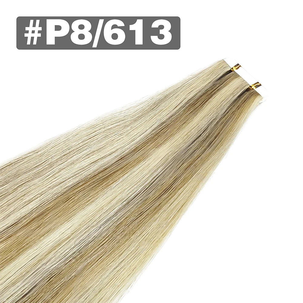 Straight Brazilian Human Hair Tape In - Various Options Available