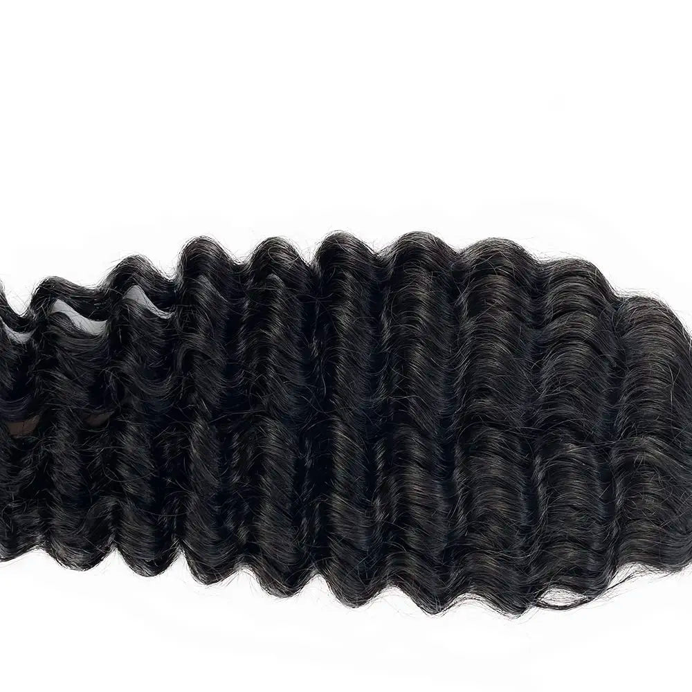Brazilian Curly Deep Wave Invisible Human Hair Tape Ins